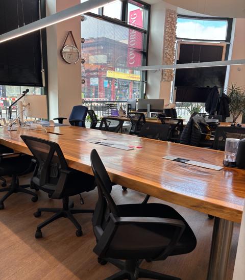 Workspace presentation area