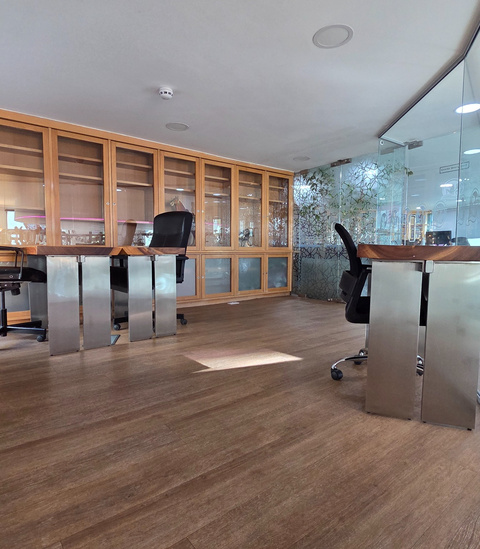 Workspace meeting area